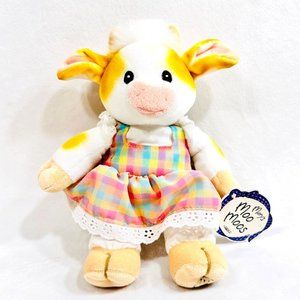 Vintage Mary's Moo Moos Patty Cow Plush Stuffed Toy (Enesco 1998) - NOS